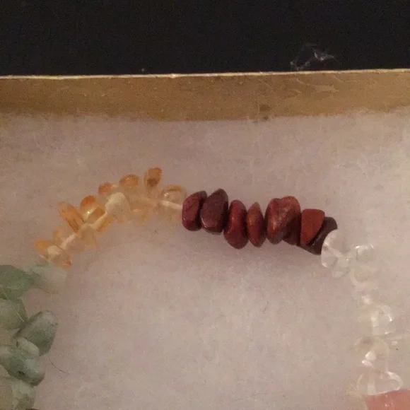 Multicolor Gemstone Chakra Bracelet - Picture 3 of 7